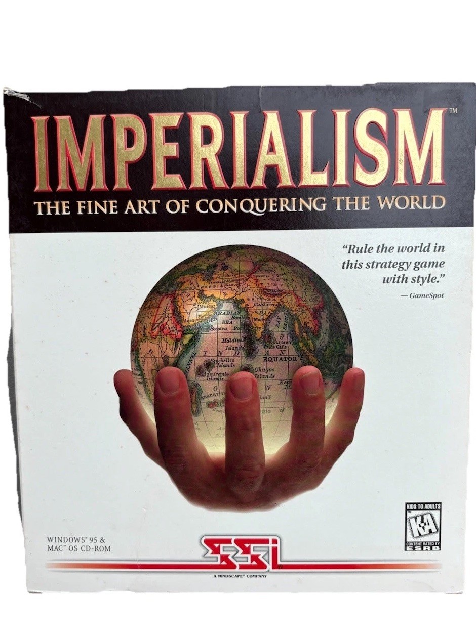 NEW- SSI Imperialism PC Game Big Box NOS Strategy Classic VINTAGE FAST SHIP