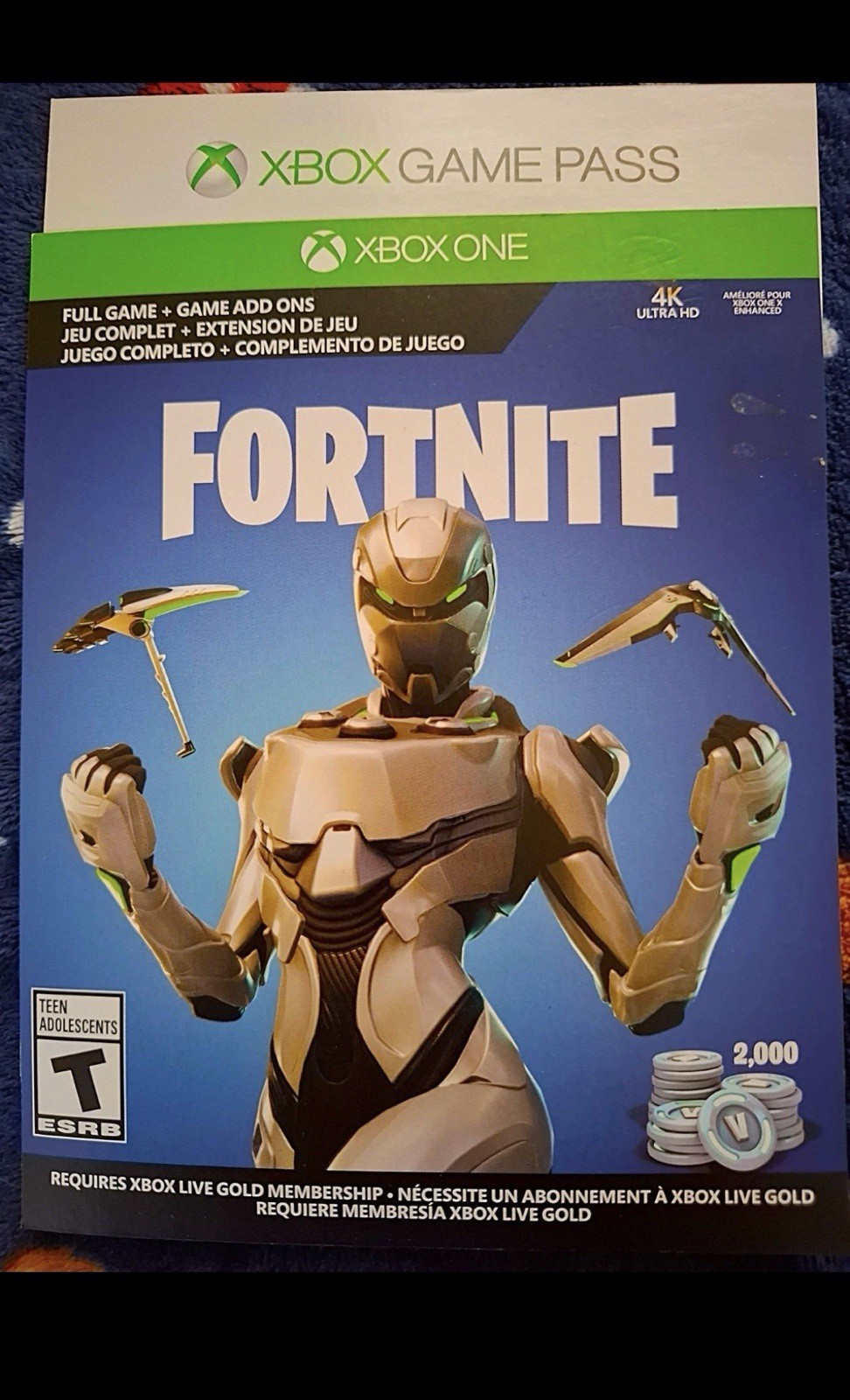 Eon 2,000 V-Bucks Code Virtual Delivery