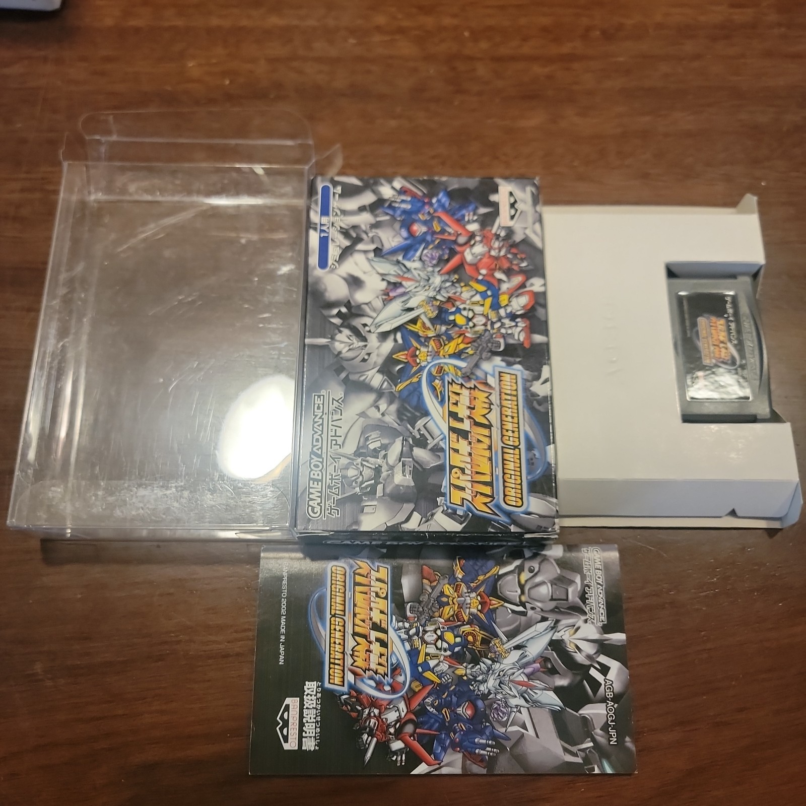 SUPER ROBOT WARS Original Generation (Gameboy Advance) Japan – Authentic –
