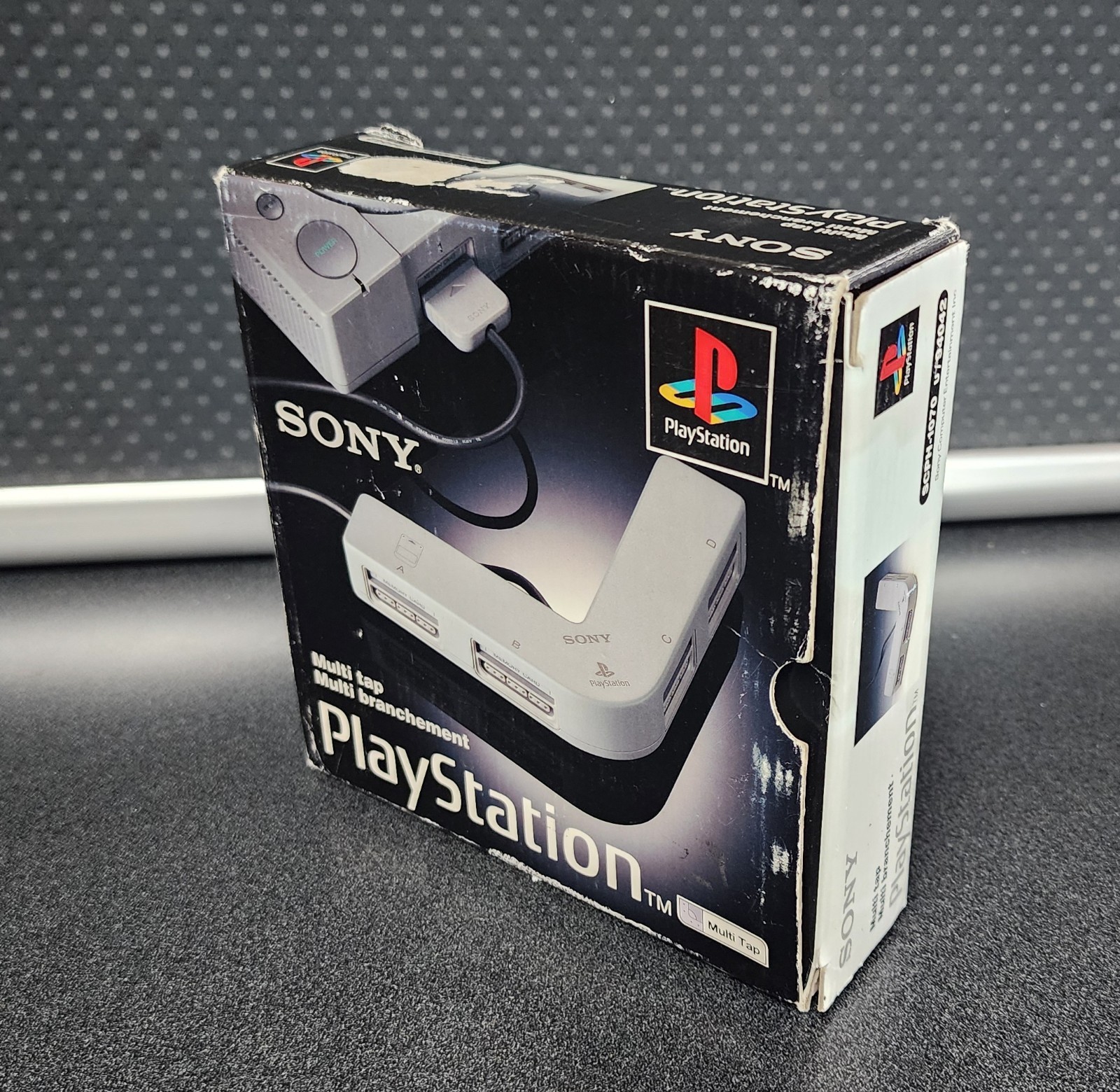 Sony Multi Tap SCPH-1070 Wired Gray Multitap Adapter for PlayStation 1 with Box