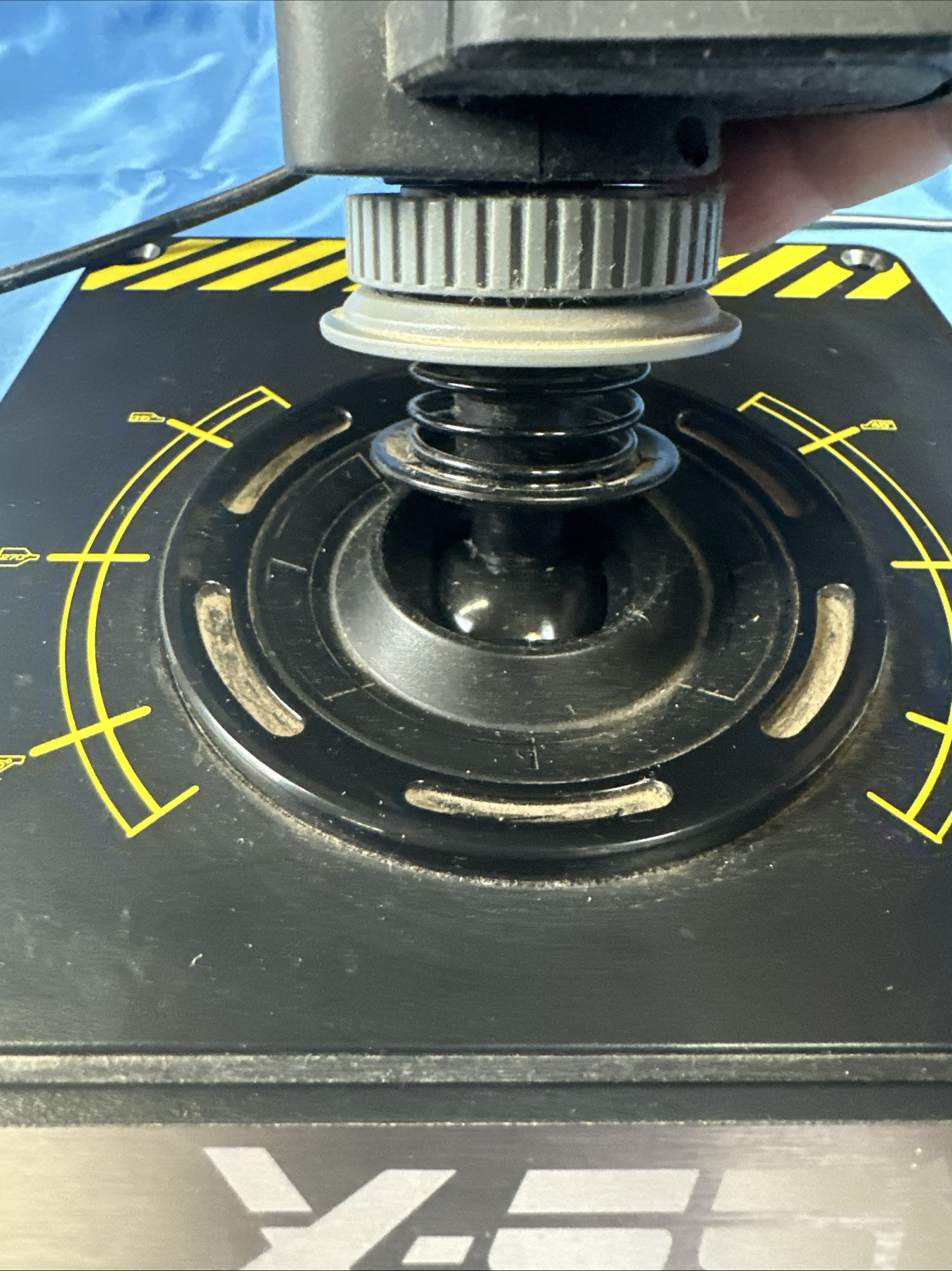 READ Saitek X-55 ProFlight Rhino Joystick Flight Simulation System READ Untested