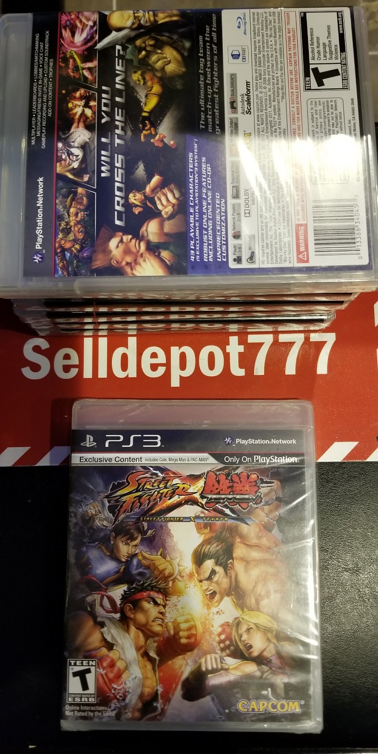 Street Fighter X Tekken (Sony PlayStation 3, 2012) Brand New