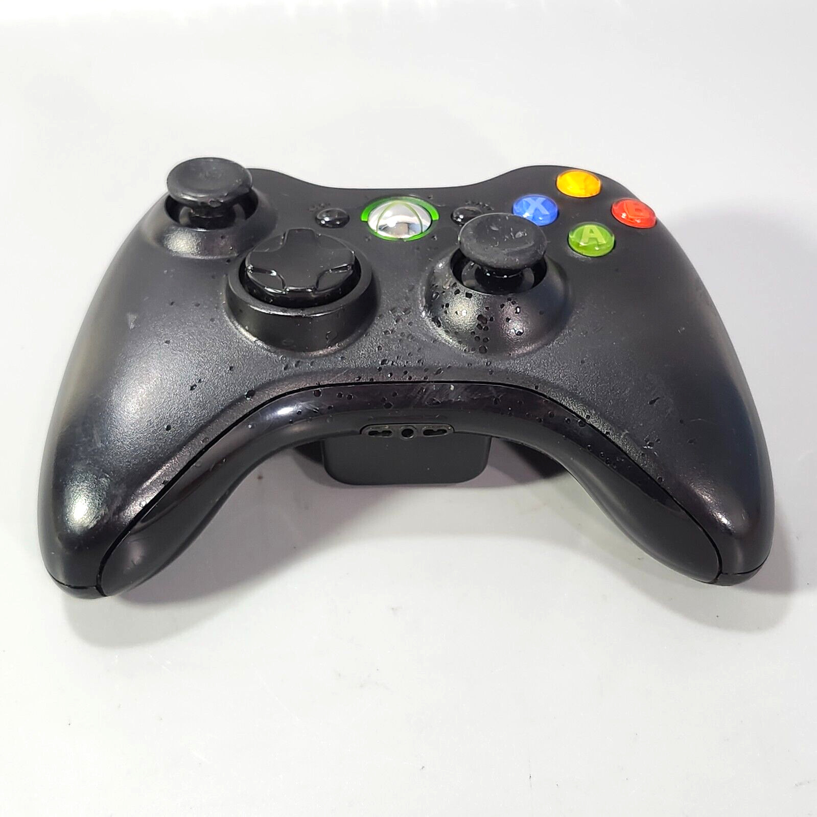 Xbox 360 Wireless Controller 1403 Battery Powered Black OEM Videogame Accessory