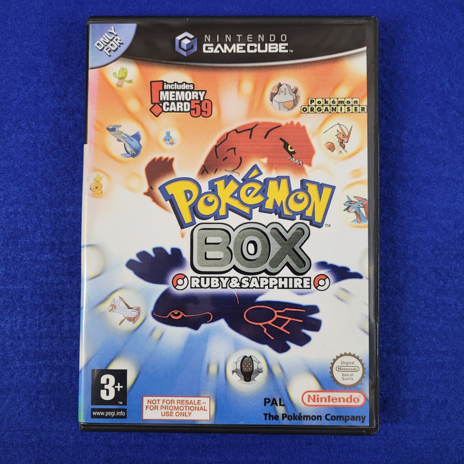 gamecube POKEMON BOX Ruby & Sapphire PAL UK VERSION -Make Your Selection Pokémon