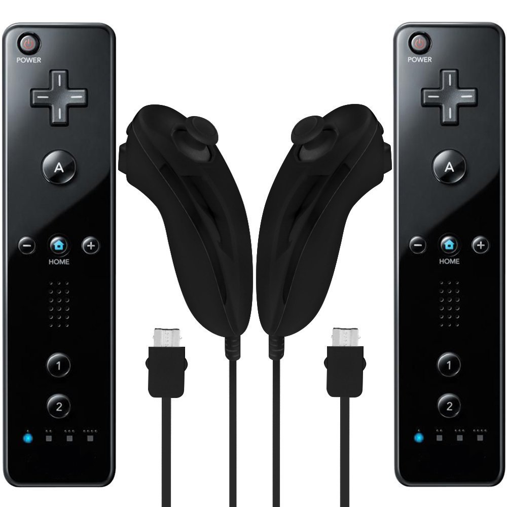 Motion Plus Wii Remote Controller and Nunchuck for Wii/Wii U Console Video Games