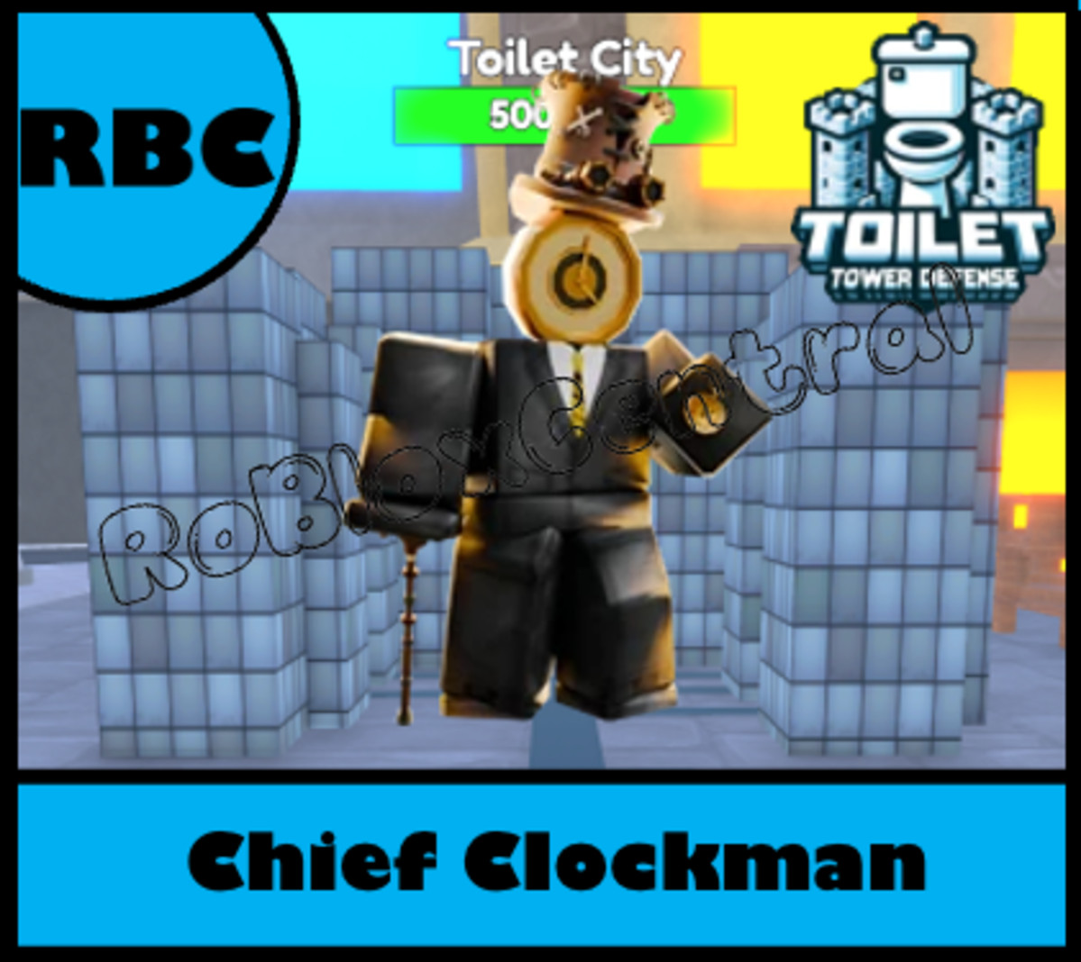 CHIEF CLOCKMAN – CHEAP TOILET TOWER DEFENSE – TTD UNIT