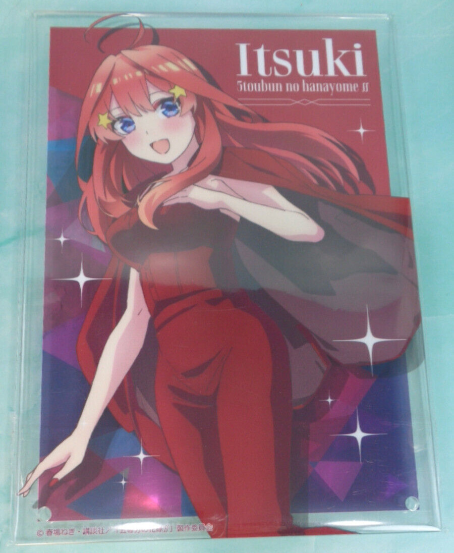Itsuka Nakano Acrylic Art Panel Board Stand Illumination Night Gotoubun Movie