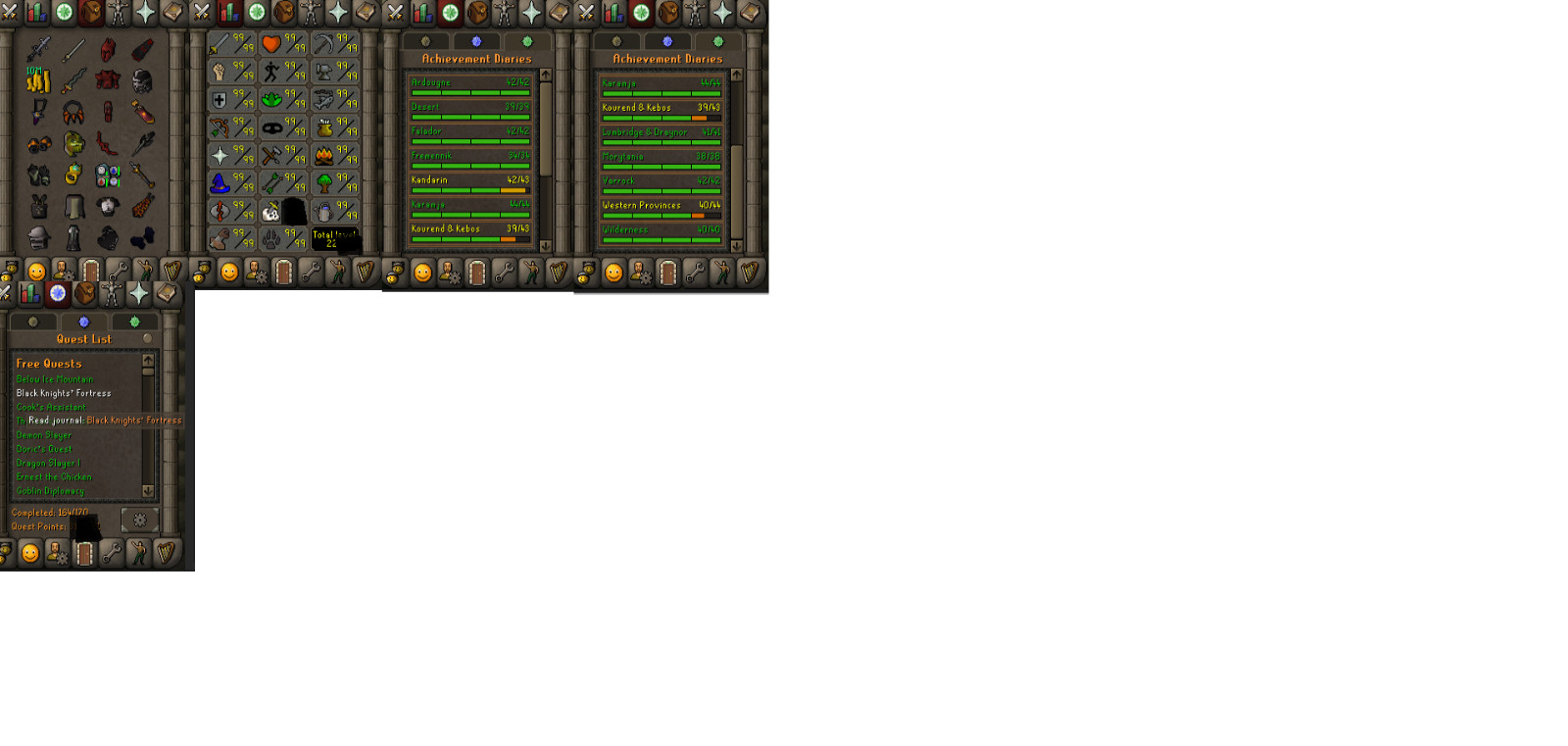 OsRs Near Max cape account