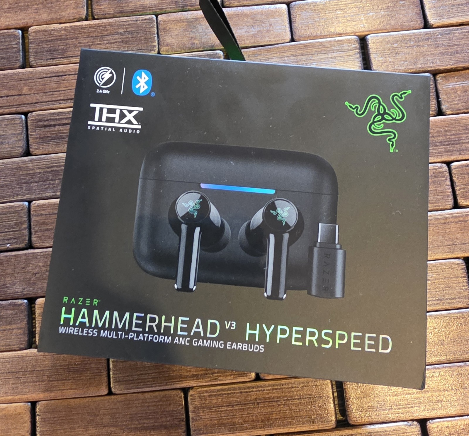Razer Hammerhead V3 HyperSpeed Wireless Multi-Platform ANC In-Ear Earbuds