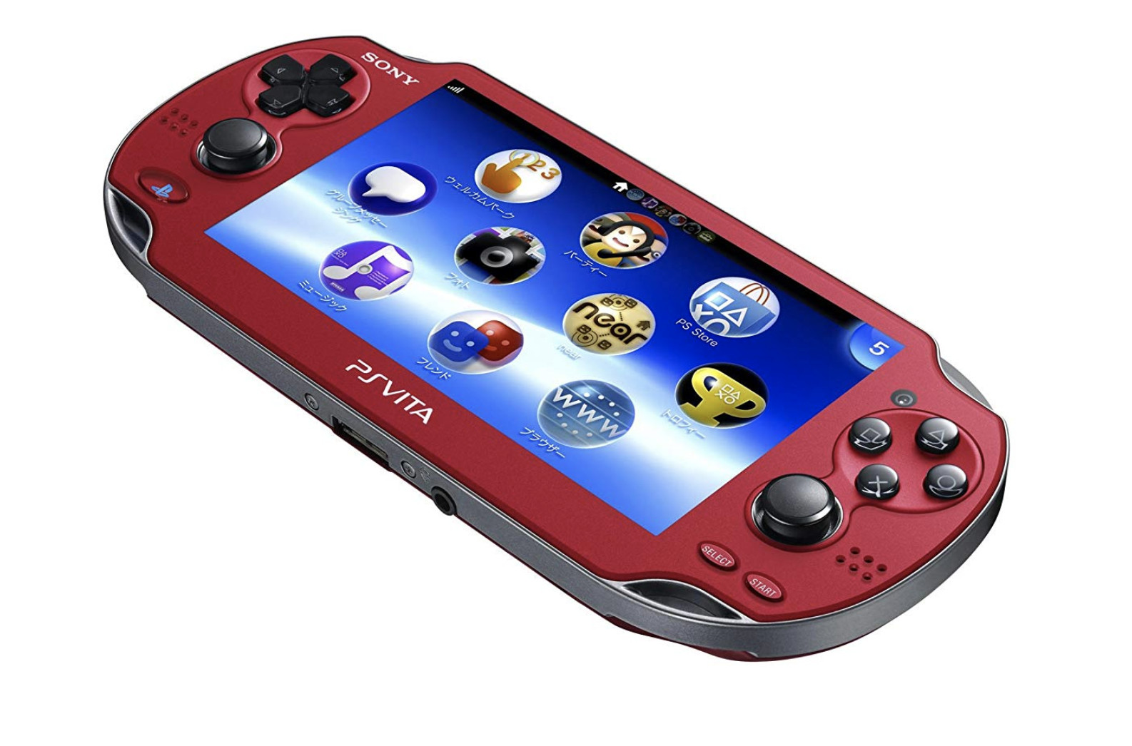 PS Vita Cosmic Red PCH 1000 ZA03 Console only Sony Playstation PSV [H]