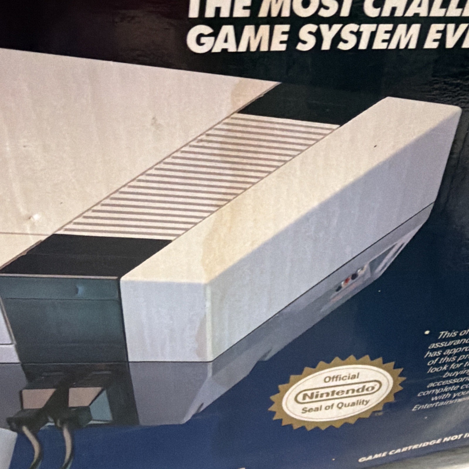 Nintendo NES Console Control Deck Mario Trilogy 1 2 3 Games Bundle Original Box