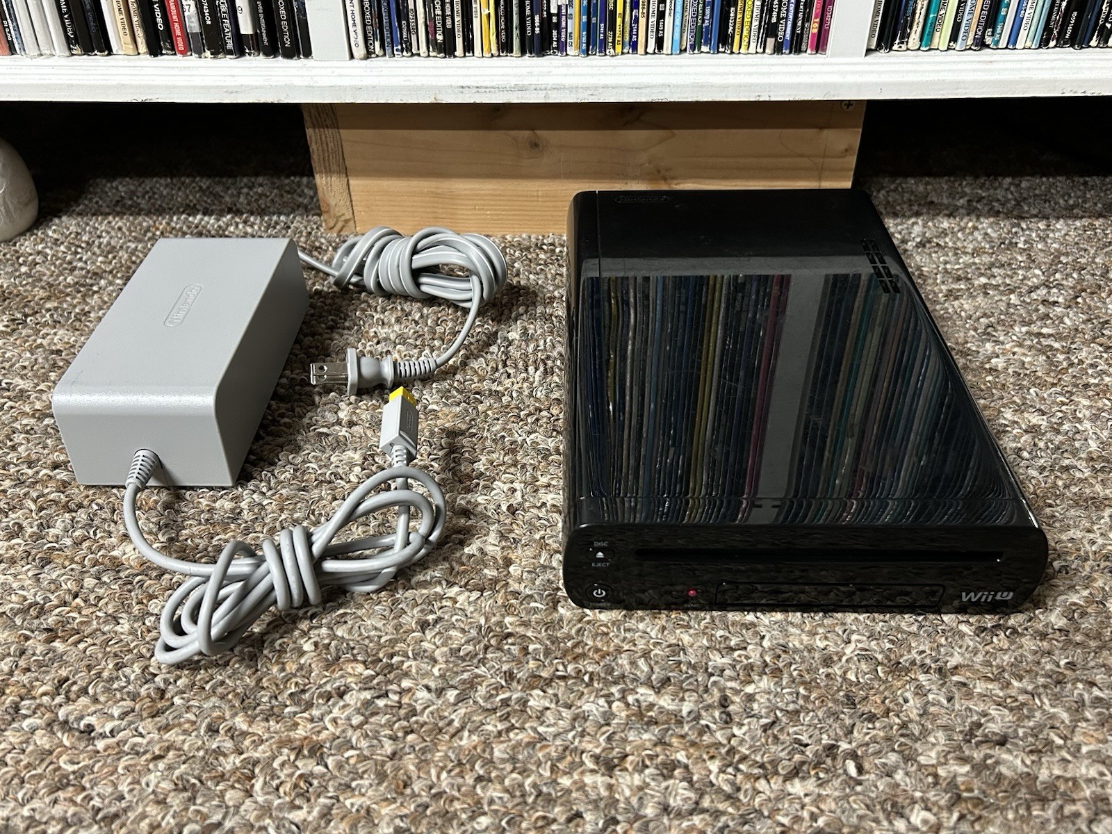 Nintendo Wii U WUP-101(02) 32GB Black – CONSOLE & POWER SUPPLY ONLY – TESTED ✅