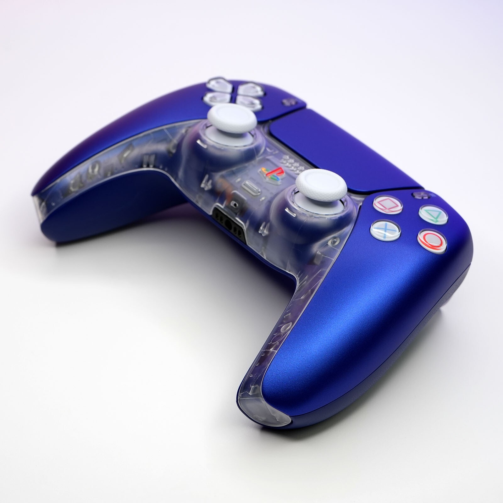 Nova Circuit PS5 Controller Sony x Killscreen Cobalt Blue Clear Retro DualSense