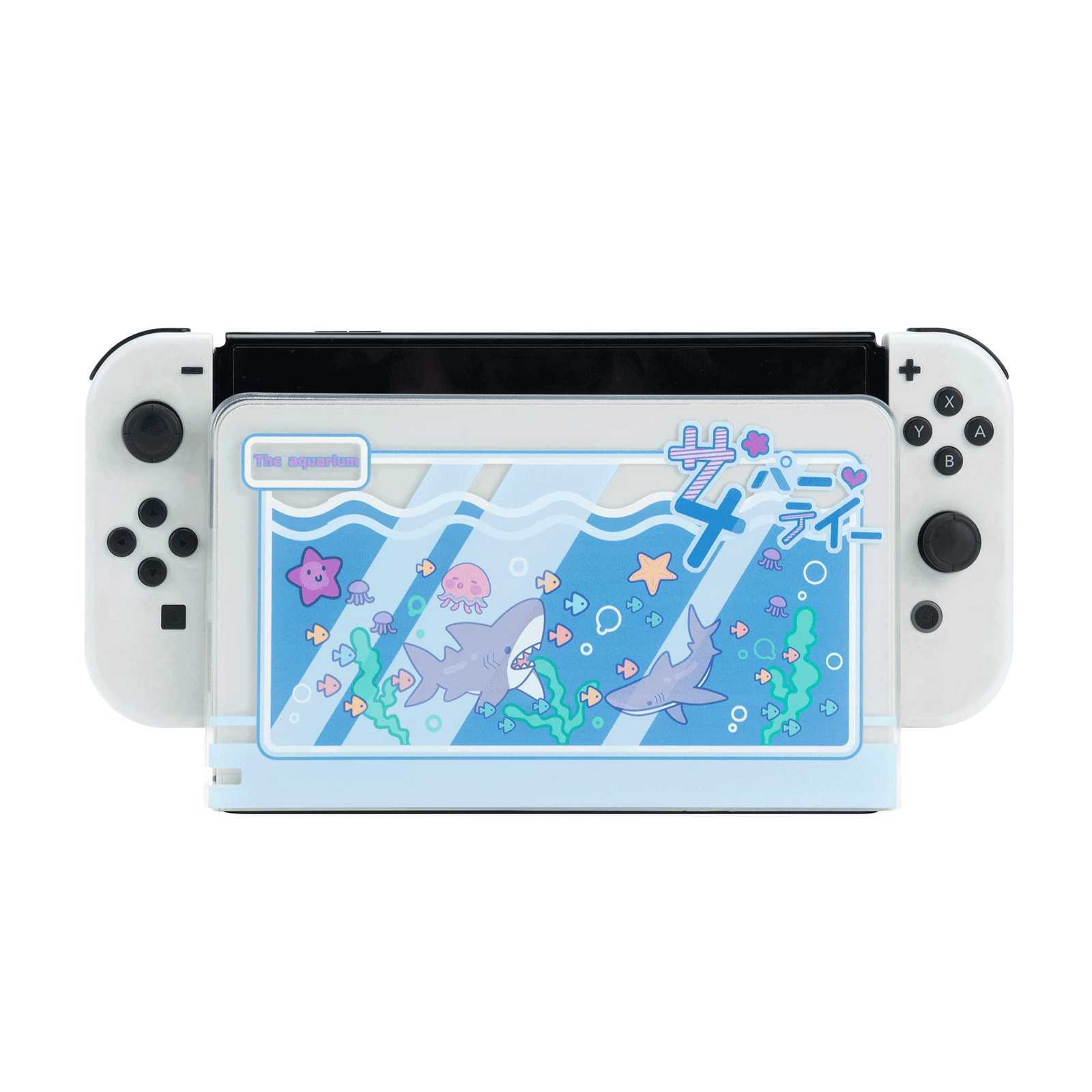 DIY Replacement Shell Compatible with Nintendo Switch OLED Dock Anti Scratch