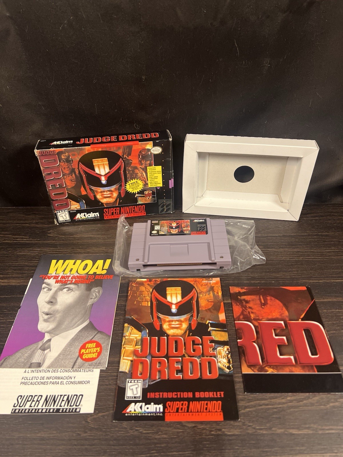 Judge Dredd SNES Super Nintendo Game Complete in Box with Poster And All Inserts