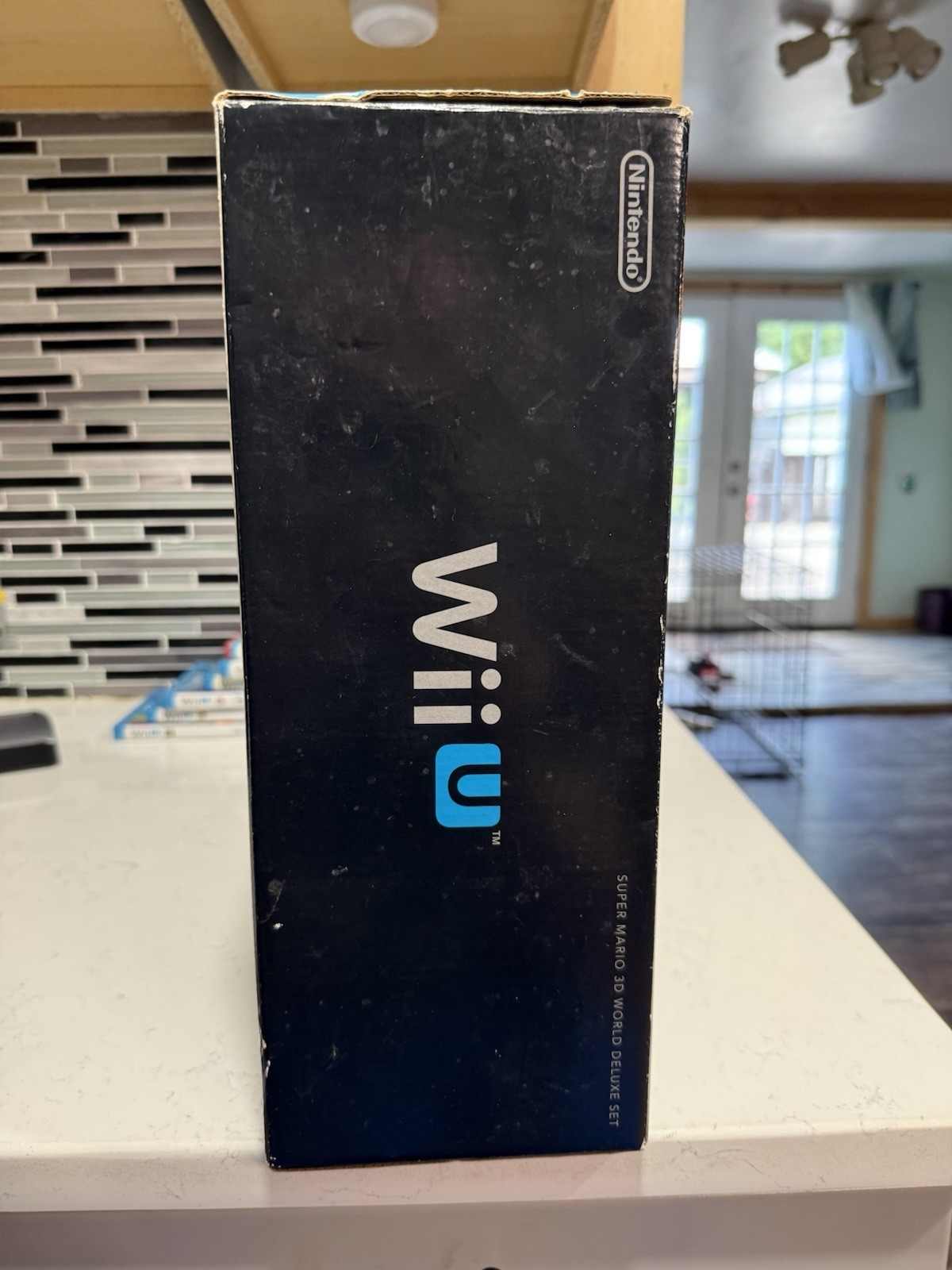 Nintendo Wii U 32GB Deluxe Set Bundle CIB Box OEM Tested 9 Games Mario Maker