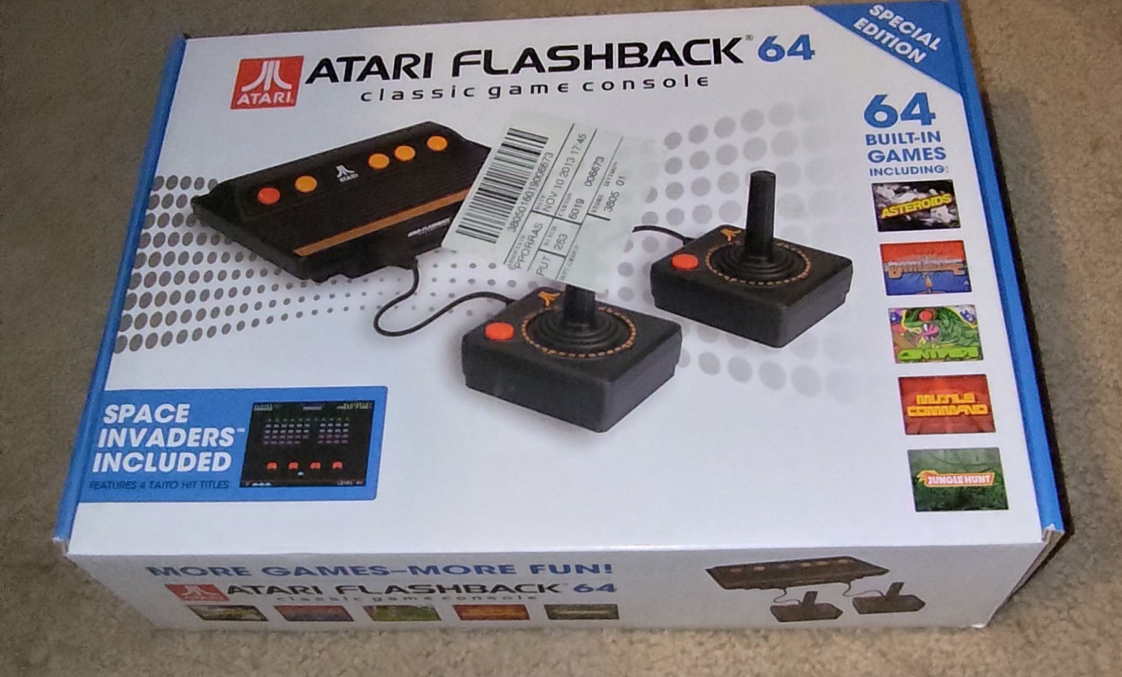Atari Flashback 64 Special Edition Console NEW Factory Sealed 64 Games Retro