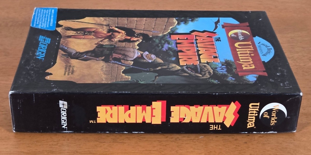 Worlds of Ultima Savage Empire Origin IBM PC Big Box Game 5.25″ Disk No Map 1990