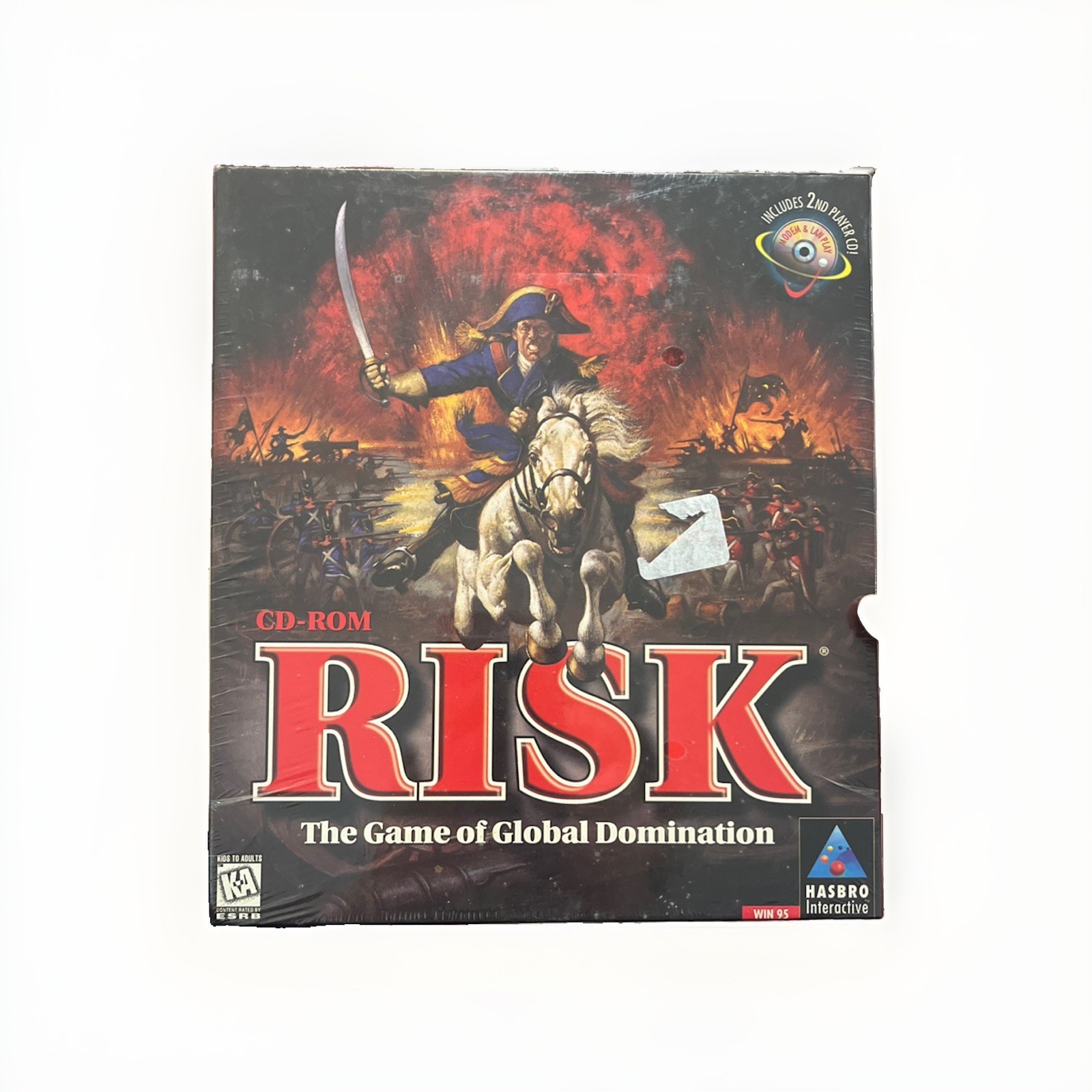 VTG Hasbro Risk PC Game Windows 95 CD Rom Strategy 1996 Classic Board NOS Sealed
