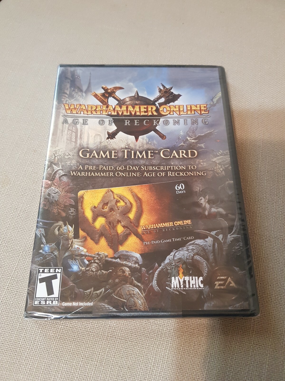 Warhammer Online Age Of Reckoning Prepaid Gametime Card 60 Days Brand New