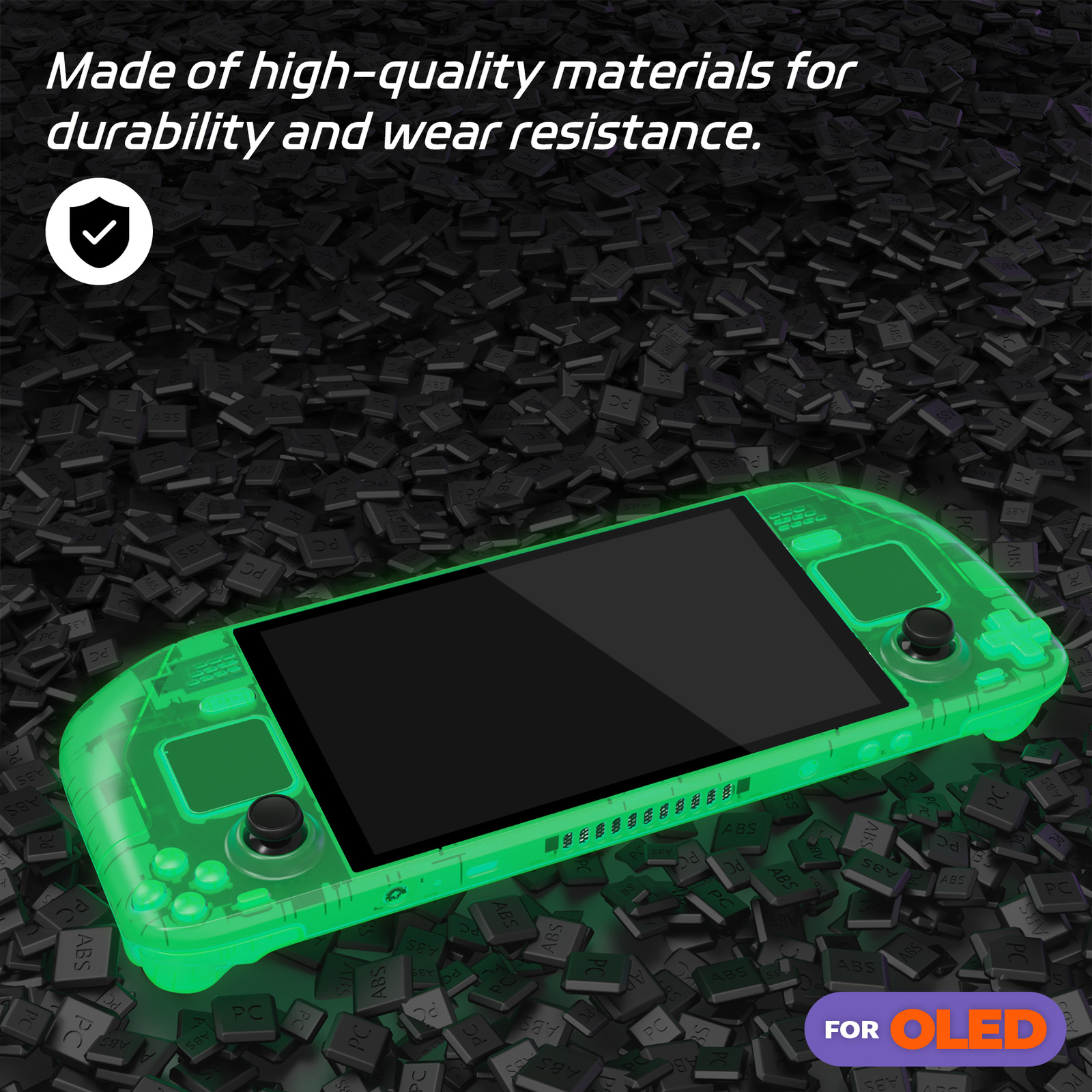 Replacement Full Set Housing Shell Case w/Buttons for Steam Deck OLED Console