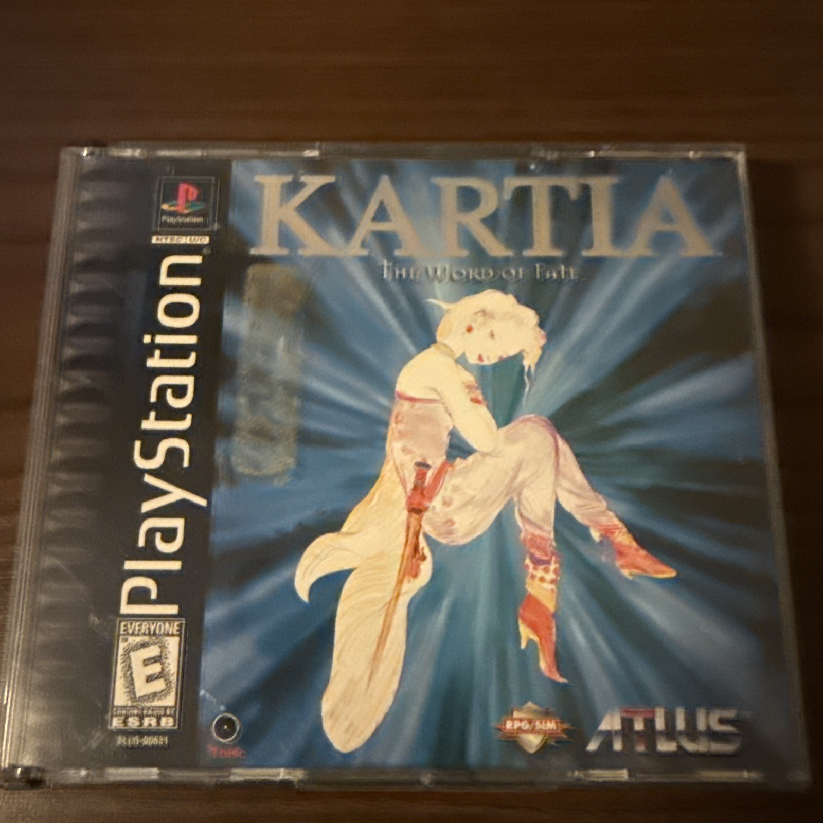 Kartia: The Word of Fate Sony PlayStation 1, 1998, Complete in Box, Black Label