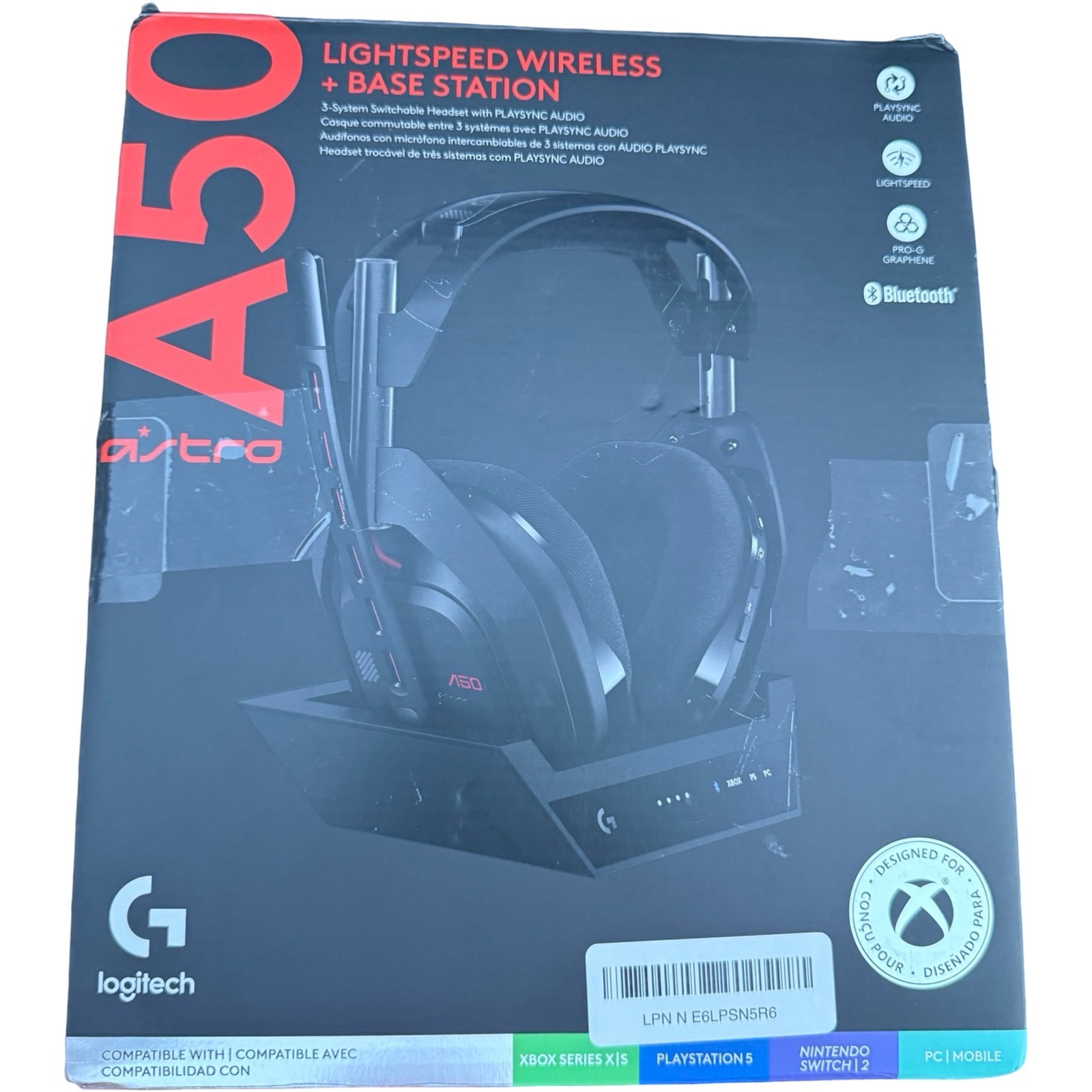 Logitech G Astro A50 Wireless Gaming Headset Base Station Xbox PS5 PC Gen 5