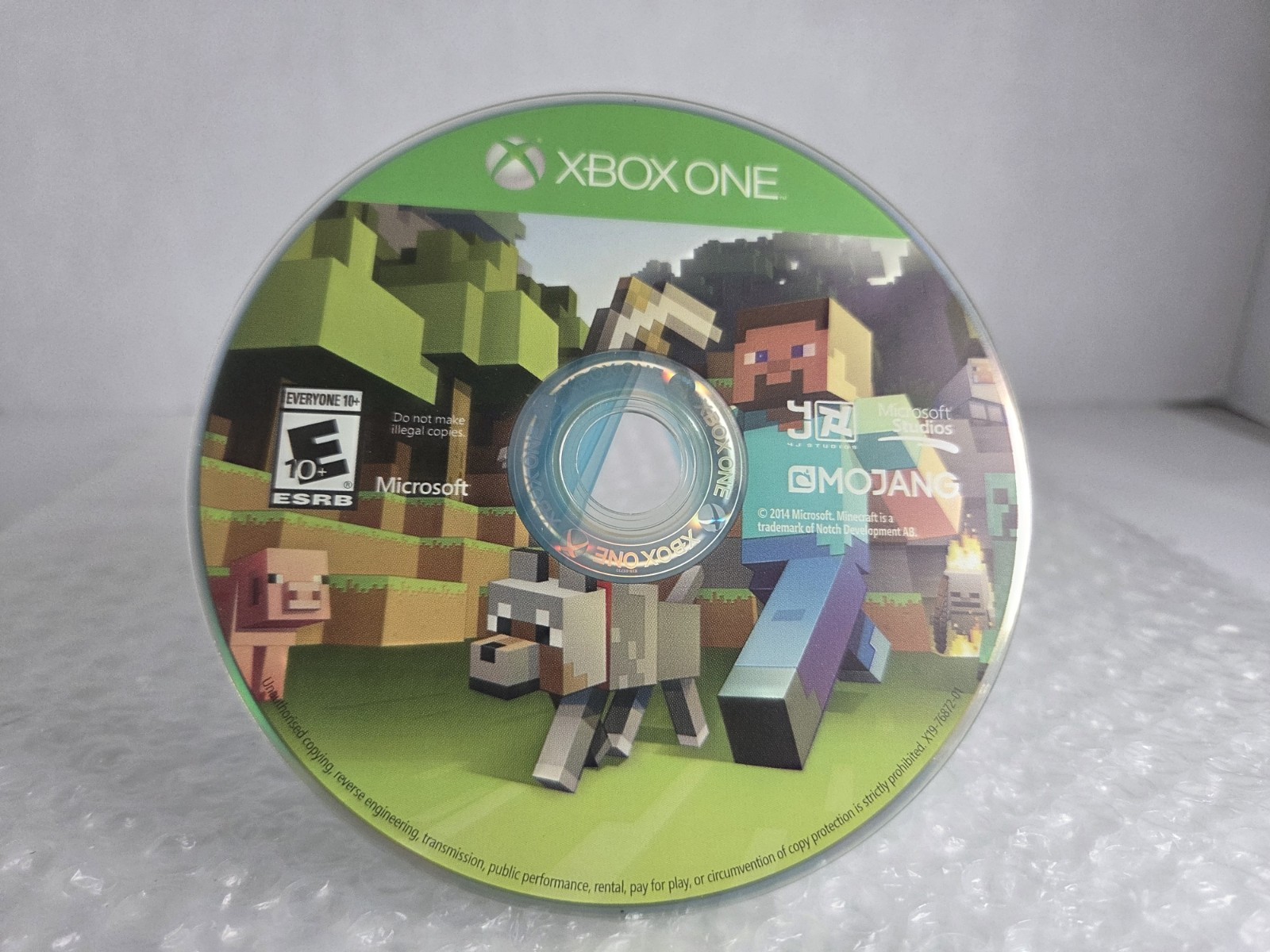 Minecraft Xbox One Edition Microsoft Studios Complete CIB Tested Mojang 2014 4j