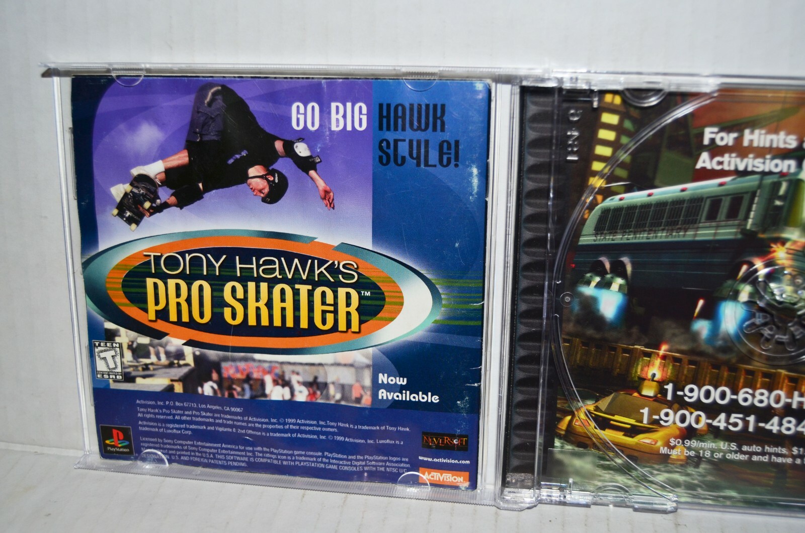 Sony PlayStation 1 PS1 PSOne Dreamcast Replacement Clear CD Disc Jewel Cases 100