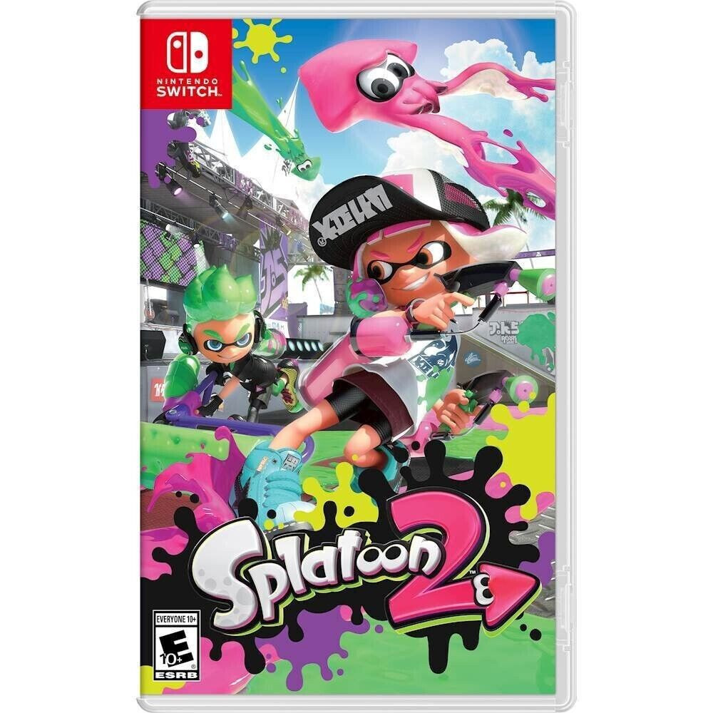 Splatoon 2 – Nintendo Switch New Sealed (2017 Multiplayer Third-Person Shooter)