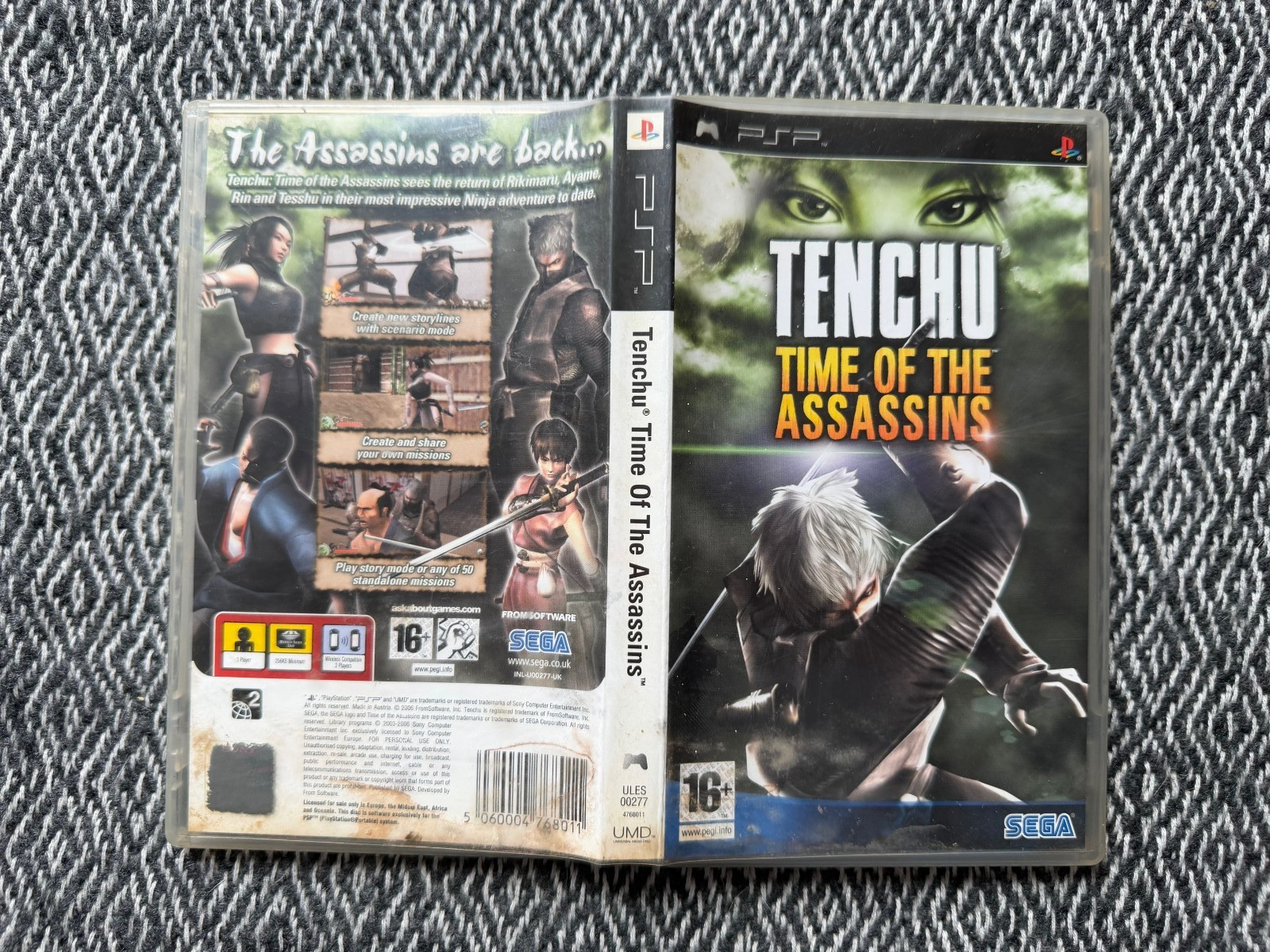 psp Tenchu: Time of the Assassins Game *Works On US Consoles* PAL Region Free