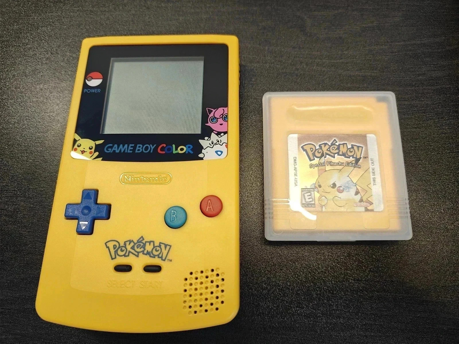 Gameboy Color Pokemon Special Pikachu Edition Nintendo System Console + Game