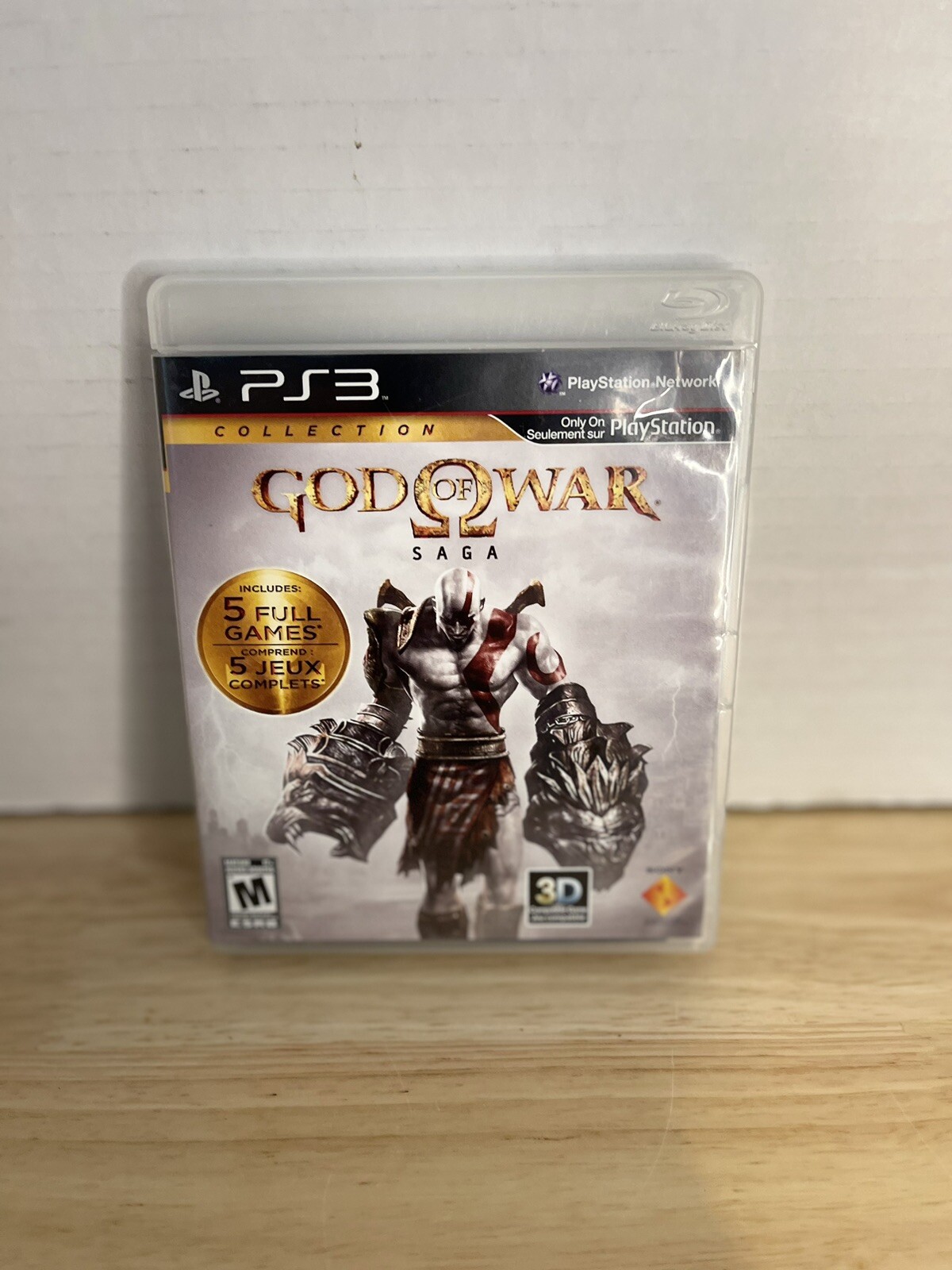 God of War Saga (Sony PlayStation 3, 2012) – BOTH DISCS w/ no manual