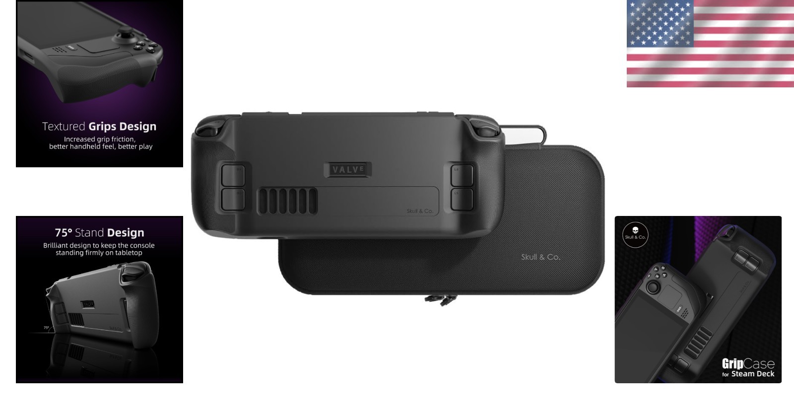 GripCase Bundle for Steam Deck – Anti-Scratch Cover^