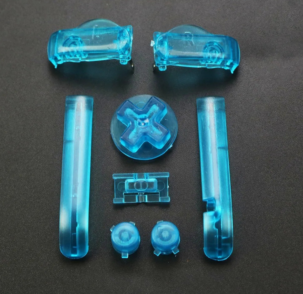 Game Boy Advance GBA BUTTONS SET Shoulder R L A B D-Pad – Pick CLEAR Color!