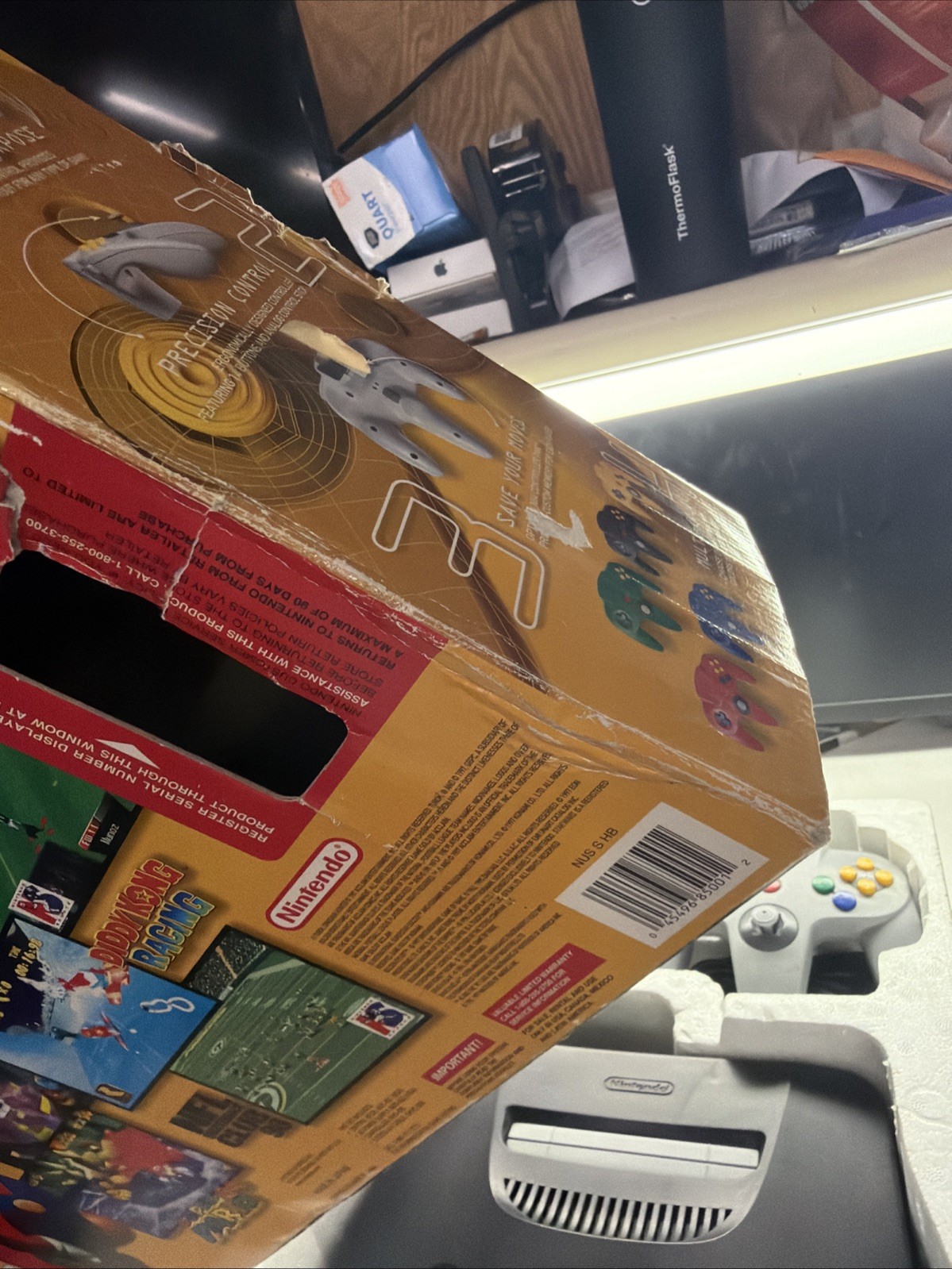 1996 Nintendo 64 Launch Edition Console Complete in Box With Expansion Pack CIB