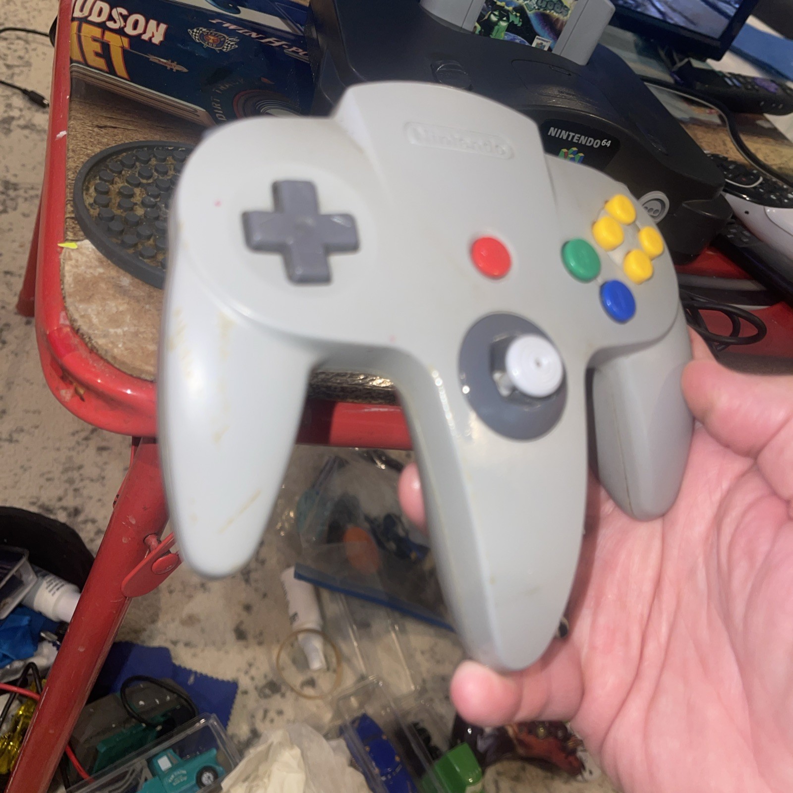 Nintendo 64 N64 Original System Console W 1 OEM Controller & Cords Free Ship