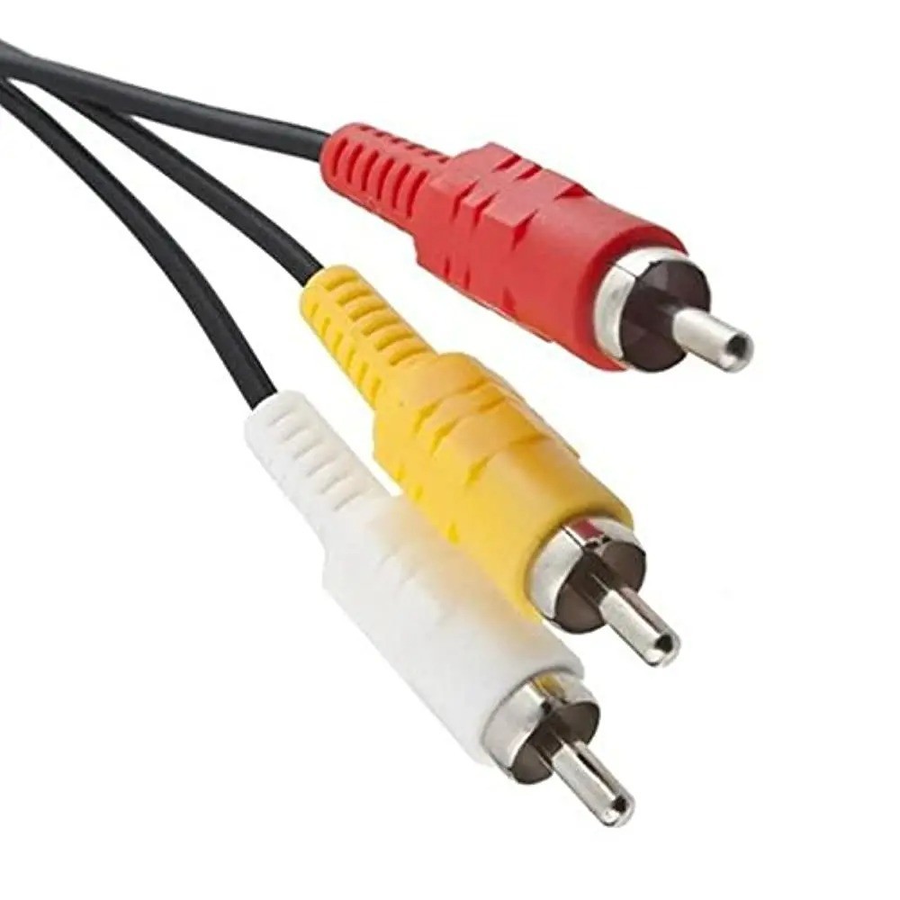RGEEK PS2 PS3 AV to RCA Composite Cable 6FT for Sony PlayStation TV Monitor