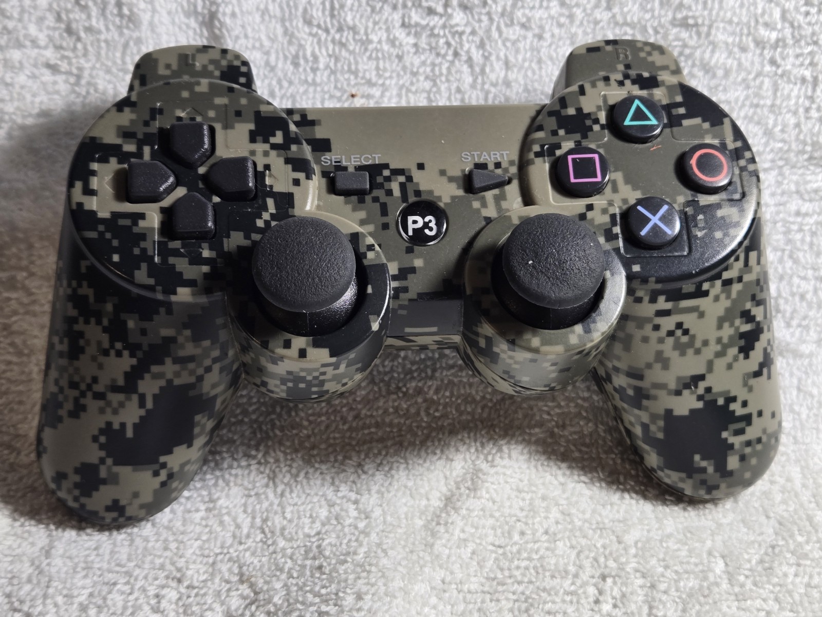Unbranded P3 Camo Controller- Untested / No Cords