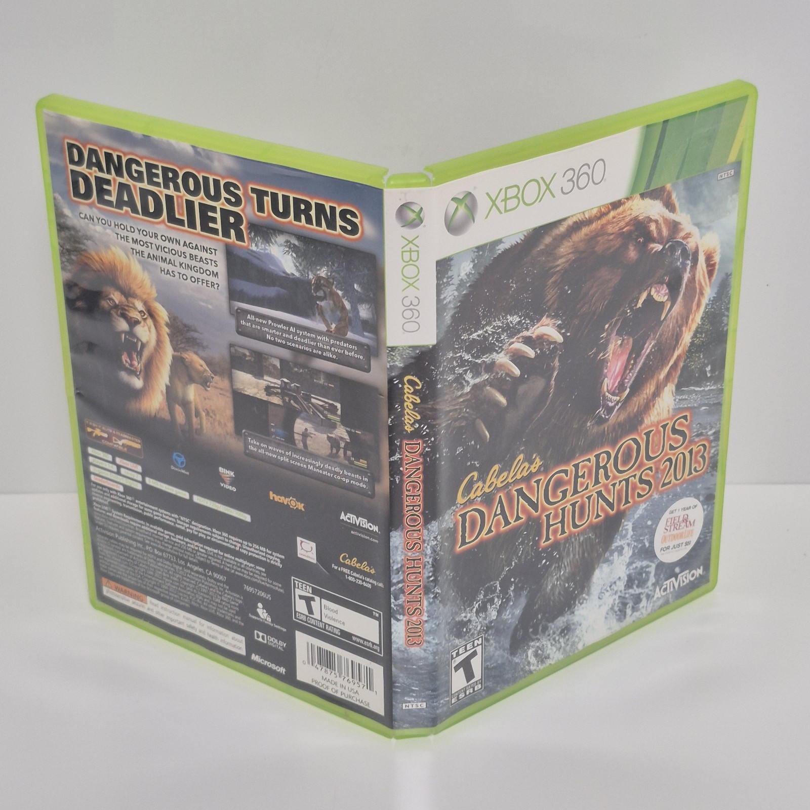 Cabela’s Dangerous Hunter 2013 – Xbox 360 – Complete (Case, Manual, Game)