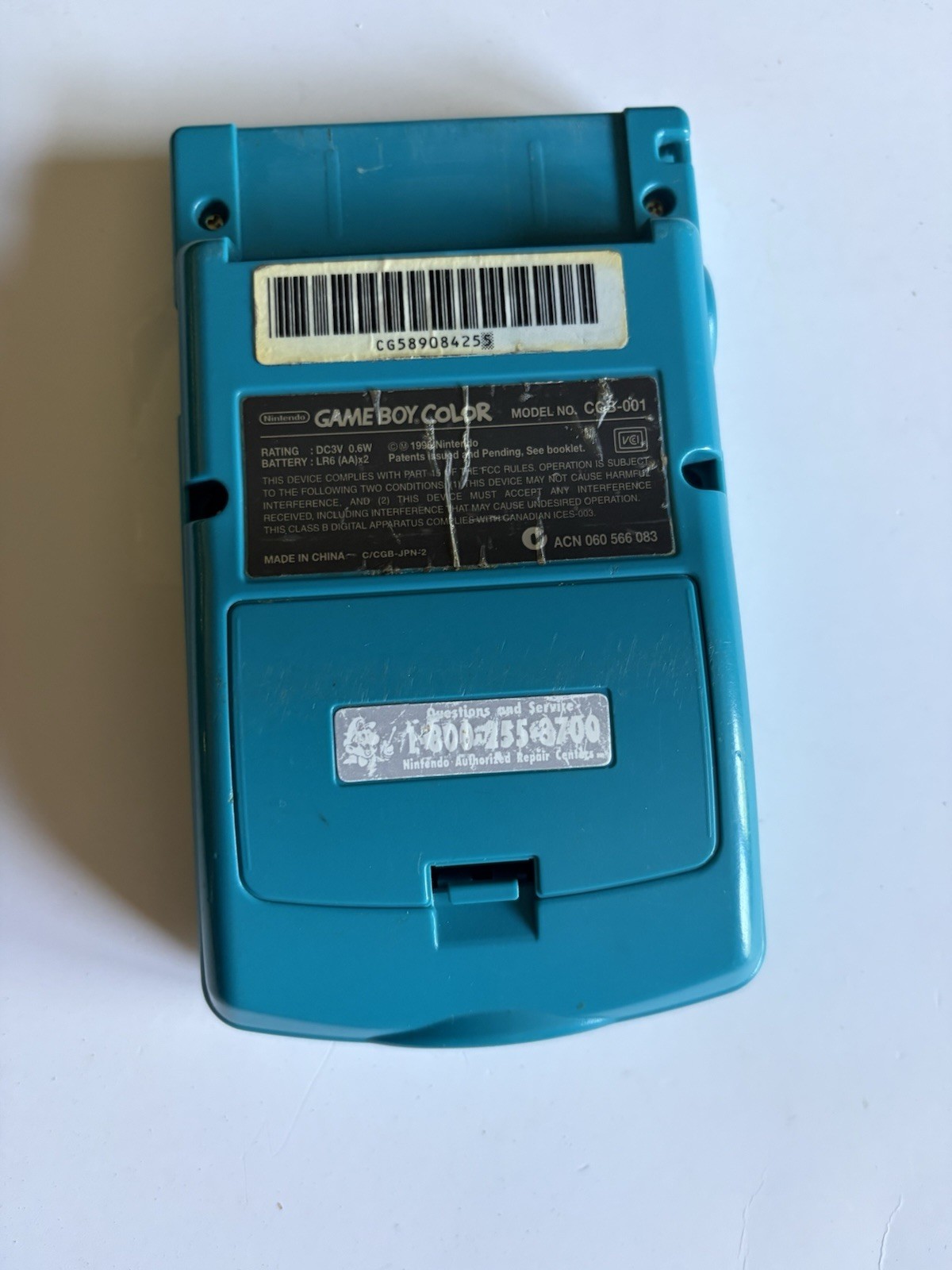 PROFESSIONALLY REFIRBISHED Game Boy COLOR (Teal) Console Handheld NEW LENS