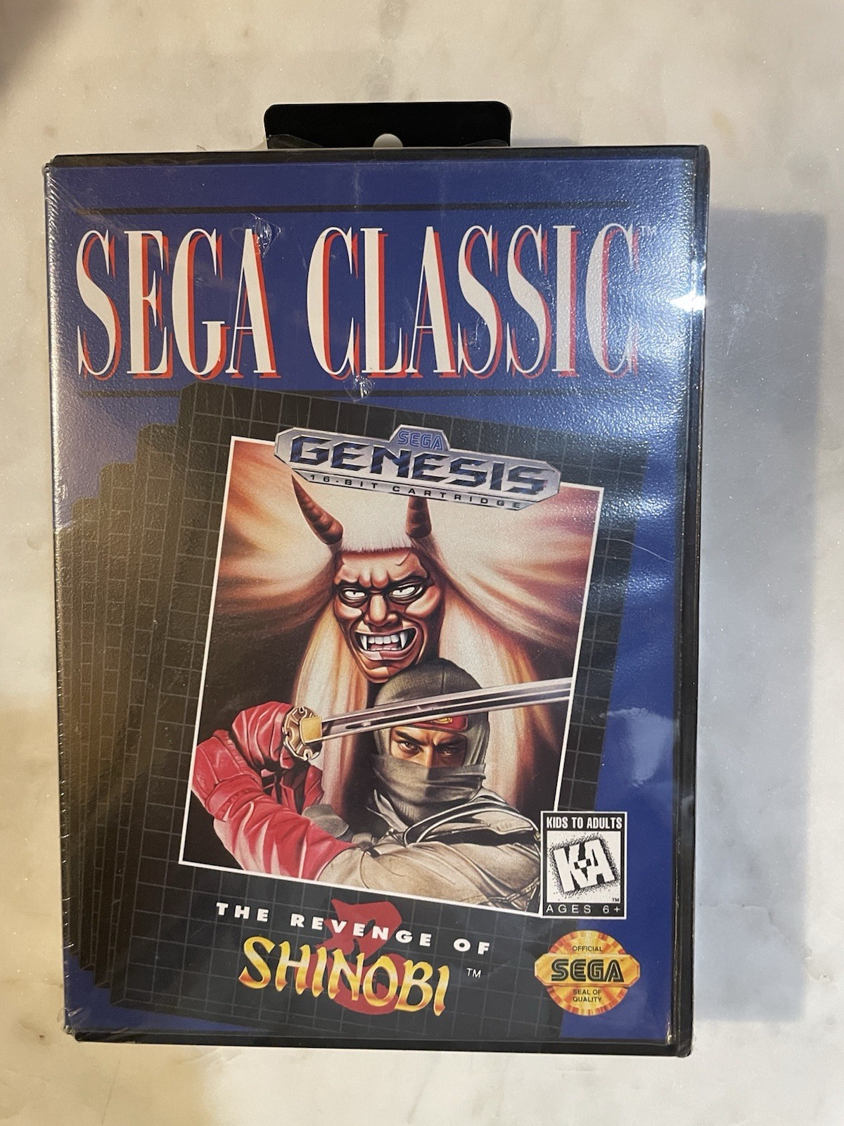 Revenge of Shinobi Sega Classic(Sega Genesis, 1989) NEW SEALED