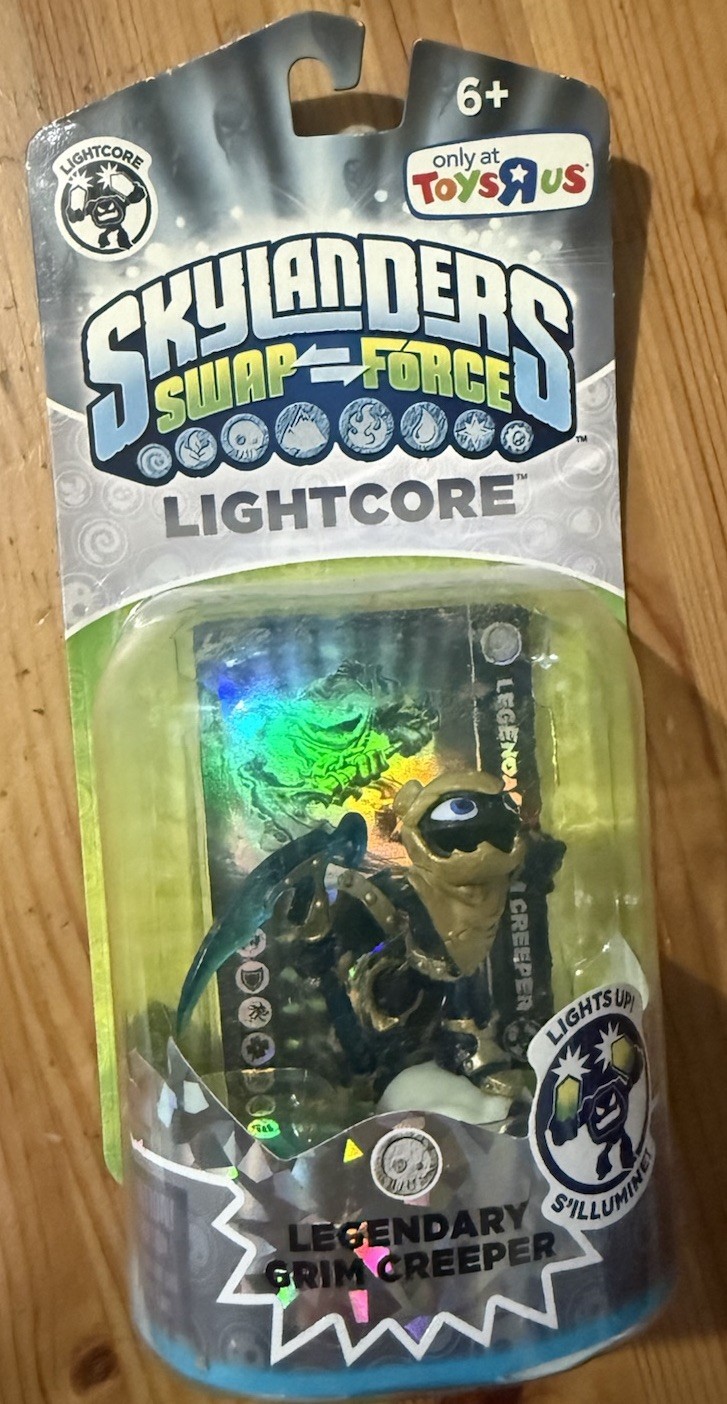 Skylanders Swap-Force Legendary Grim Creeper Character Figure – New