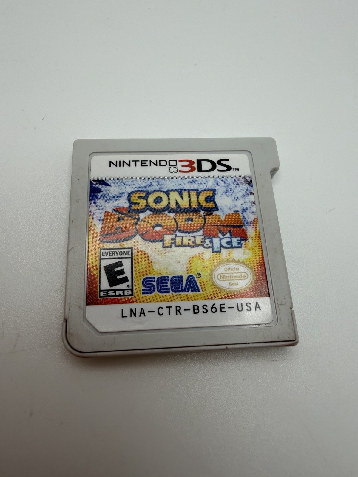 Sonic Boom Fire And Ice Nintendo 3DS 2016 Cartridge Only Tested Working