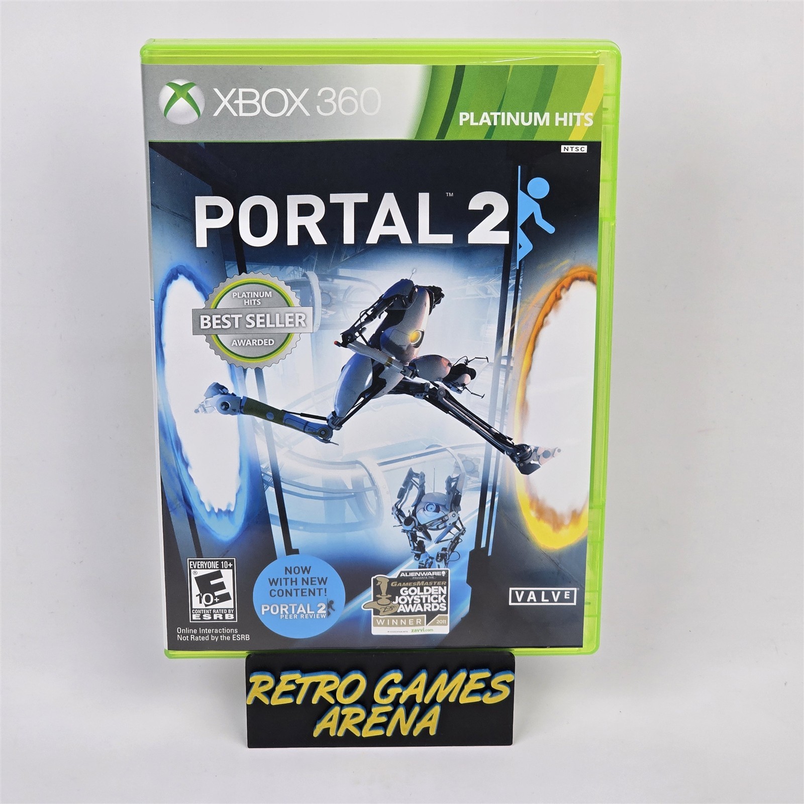 Portal 2 (Xbox 360) Platinum Hits Case & Disc
