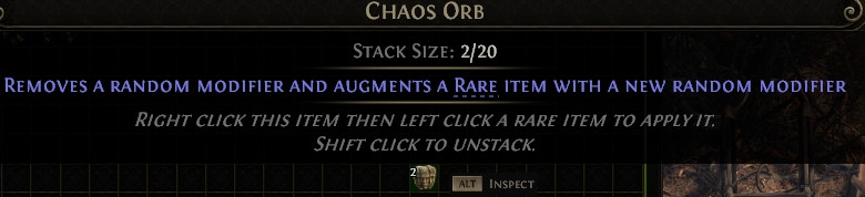 500x Chaos orb Path of Exile 2 Return of the Ancients League POE 2
