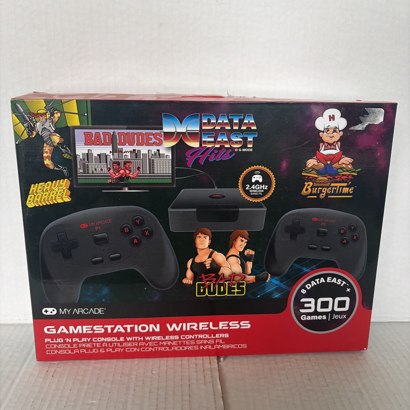 MY ARCADE GameStation Wireless Plug & Play – 300+ Games