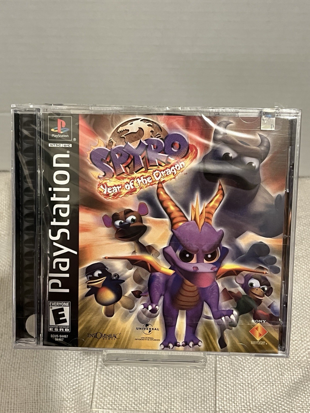 Spyro Year of the Dragon Sony PlayStation PS1 Black Label Game New / Sealed