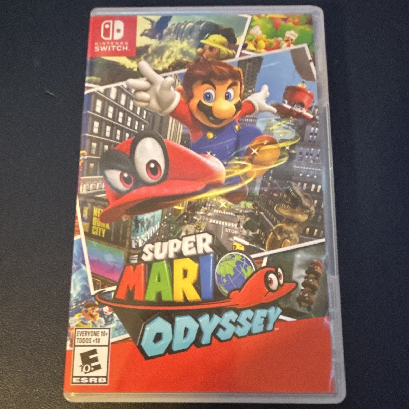 Nintendo Super Mario Odyssey Nintendo Switch Game Cartridge w/ Case E10+ Series