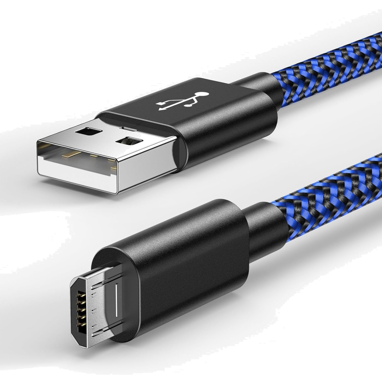 16 FT PS4 Controller Charger Charging Cable, Nylon Braided Extra Long Micro U…